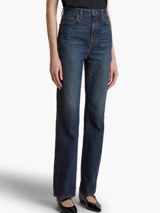 KHAITE Denim - KHAITE Danielle Stretch Jeans in Lansing
